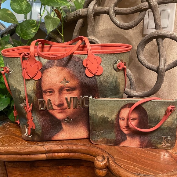 Louis Vuitton Handbags - Brand New LOUIS VUITTON Masters Jeff Koons Da Vinci Neverfull MM.